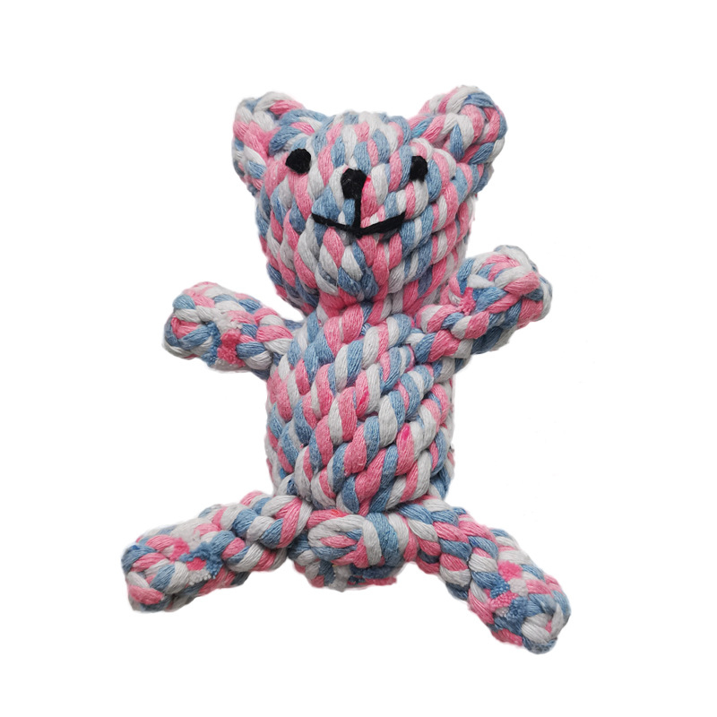 Interactive Squeaky Plush Dog Toy - Evcil Hayvan Pamuk İp Simüle Fil