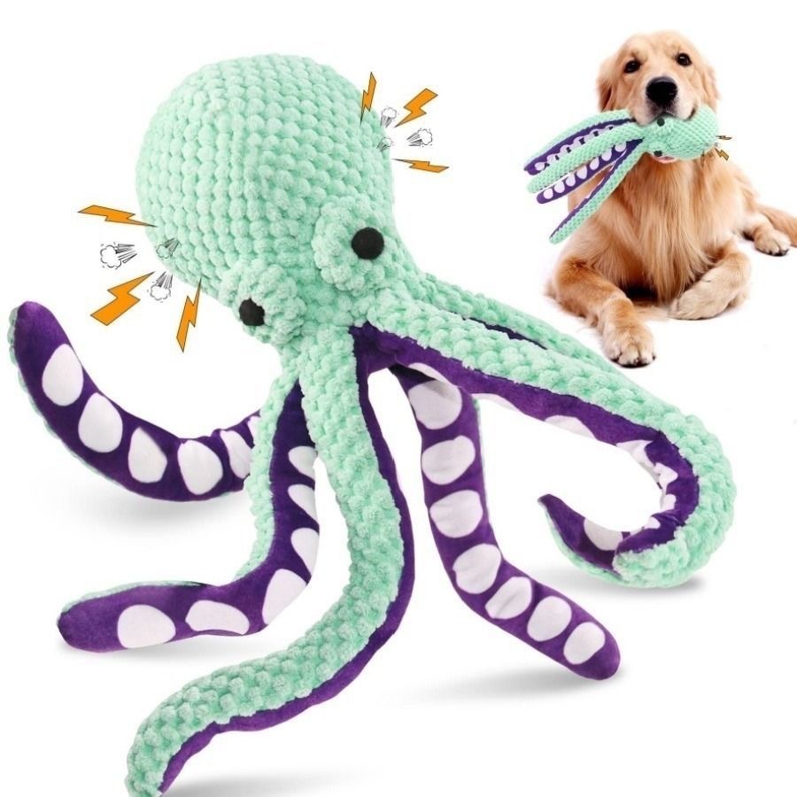 Gıcırtılı Ahtapot Peluş Köpek  - Indestructible Dog Chew Toy incelemesi ve fiyatı